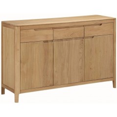 AM Dunmore Oak 3 Door Sideboard